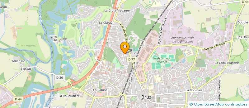 localisation de l'entreprise MONSIEUR THIERRY CHIRON à BRUZ