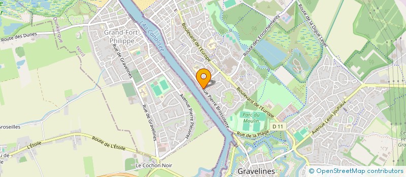 localisation de l'entreprise MONSIEUR THIERRY CHOCHOY  GRAVELINES
