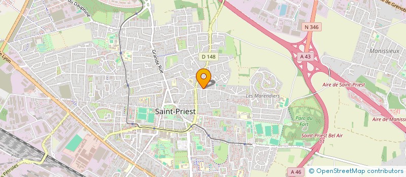 localisation de l'entreprise MONSIEUR THIERRY CHOLET  ST PRIEST