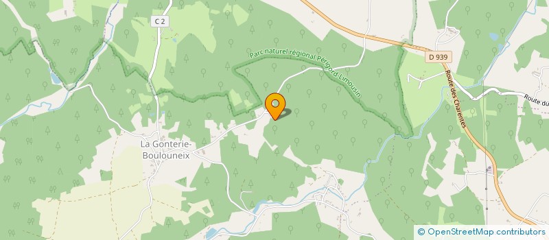 localisation de l'entreprise MONSIEUR THIERRY CHOLLET  BOURDEILLES