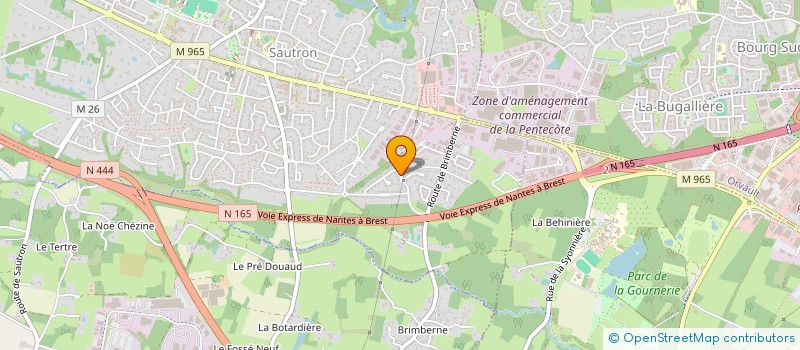 localisation de l'entreprise MONSIEUR THIERRY CHOLLET à SAUTRON