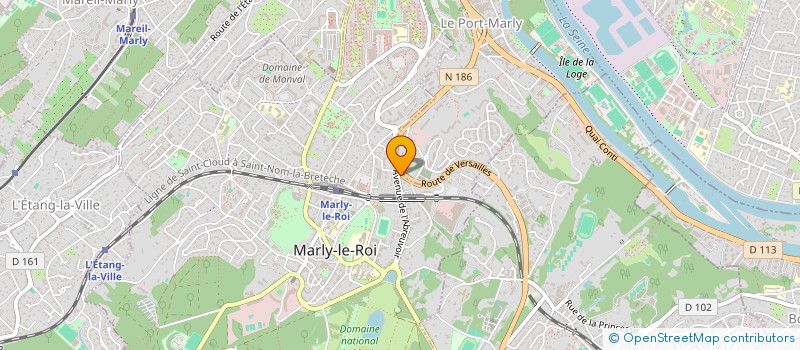 localisation de l'entreprise MONSIEUR THIERRY CHORIN  MARLY-LE-ROI