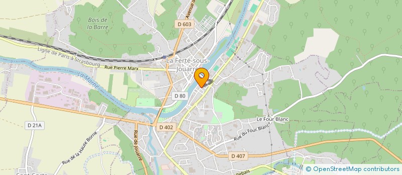 localisation de l'entreprise MONSIEUR THIERRY CHOUCHENA à LA FERTE-SOUS-JOUARRE