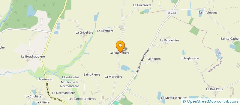 localisation de l'entreprise MONSIEUR THIERRY CHOVEAU à BEAUPREAU-EN-MAUGES