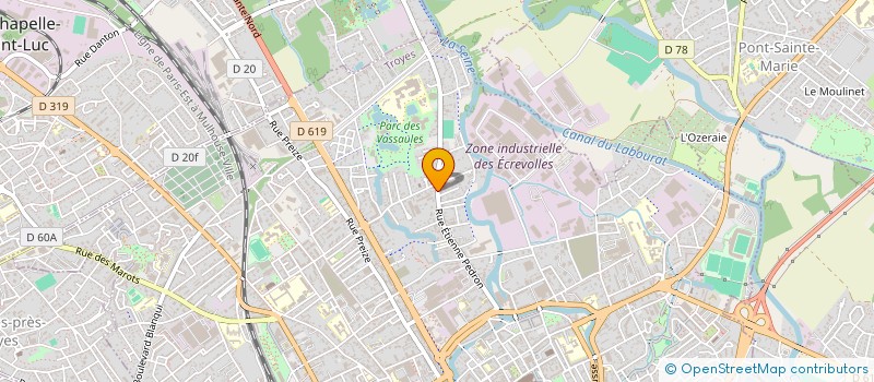 localisation de l'entreprise MONSIEUR THIERRY CHOZARD  TROYES