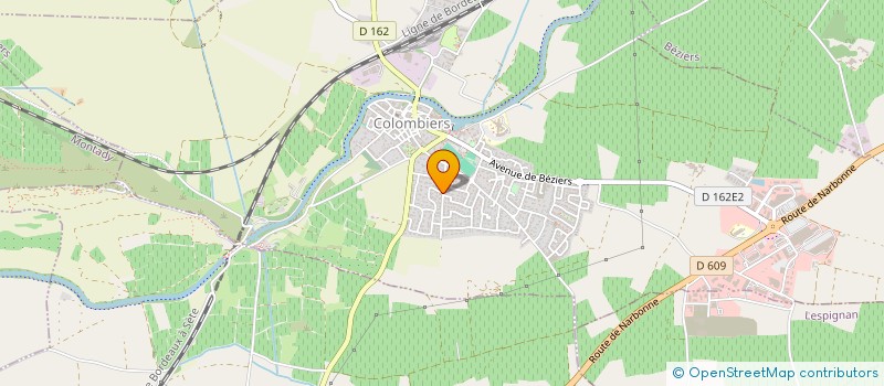 localisation de l'entreprise MONSIEUR THIERRY CHRESTIA à COLOMBIERS