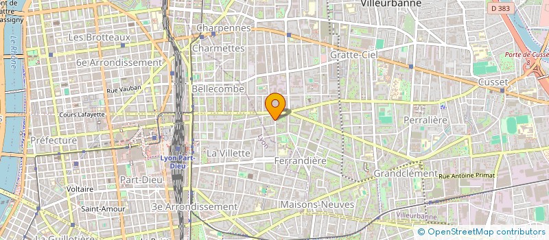 localisation de l'entreprise MONSIEUR THIERRY CHRETIEN à VILLEURBANNE
