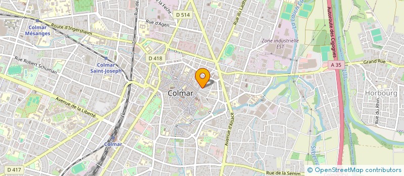 localisation de l'entreprise MONSIEUR THIERRY CHRISTIAENS  COLMAR