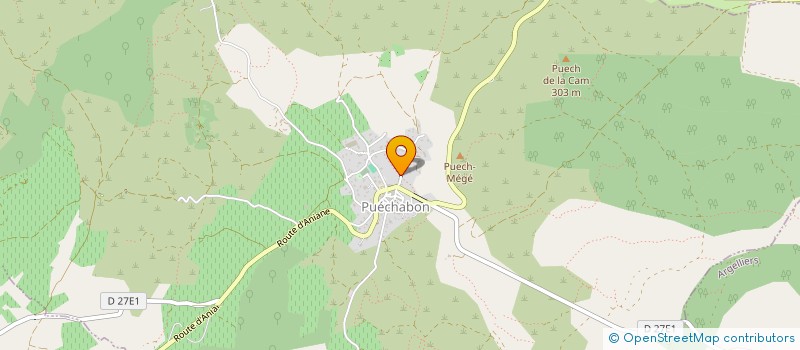 localisation de l'entreprise MONSIEUR THIERRY CHRISTOL  PUECHABON