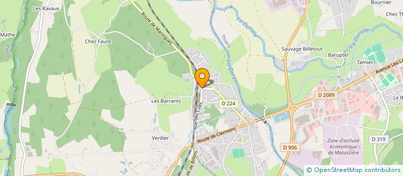 localisation de l'entreprise MONSIEUR THIERRY CITERNE  PESCHADOIRES