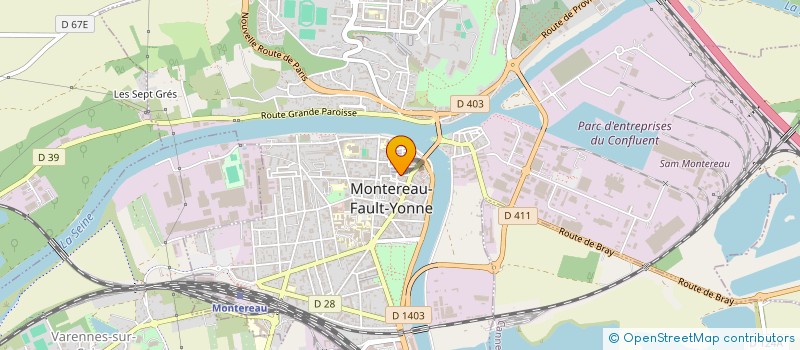localisation de l'entreprise MONSIEUR THIERRY CLAIN à MONTEREAU-FAULT-YONNE