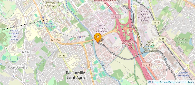 localisation de l'entreprise MONSIEUR THIERRY CLAIR à TOULOUSE