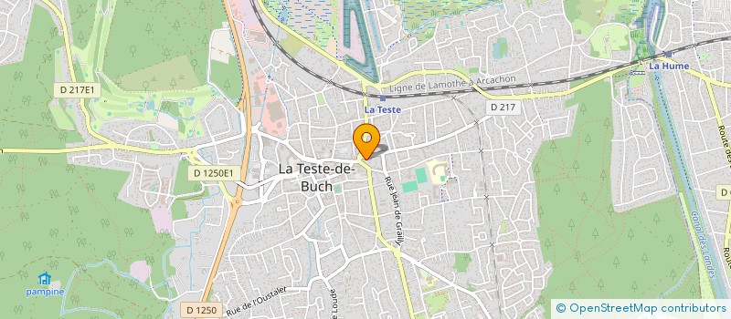 localisation de l'entreprise MONSIEUR THIERRY CLARENS à LA TESTE-DE-BUCH