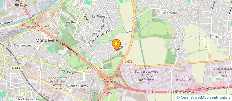 localisation de l'entreprise MONSIEUR THIERRY CLAUDE NEEL  MONDEVILLE