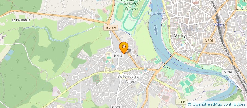 localisation de l'entreprise MONSIEUR THIERRY CLEMENCON  BELLERIVE-SUR-ALLIER