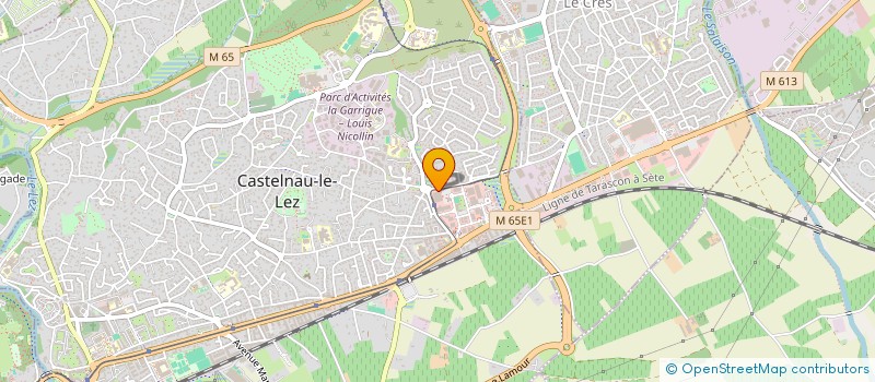 localisation de l'entreprise MONSIEUR THIERRY CLERC  CASTELNAU-LE-LEZ