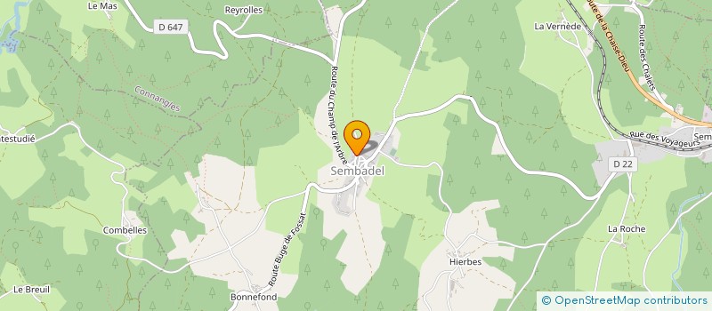 localisation de l'entreprise MONSIEUR THIERRY CLIPET  SEMBADEL