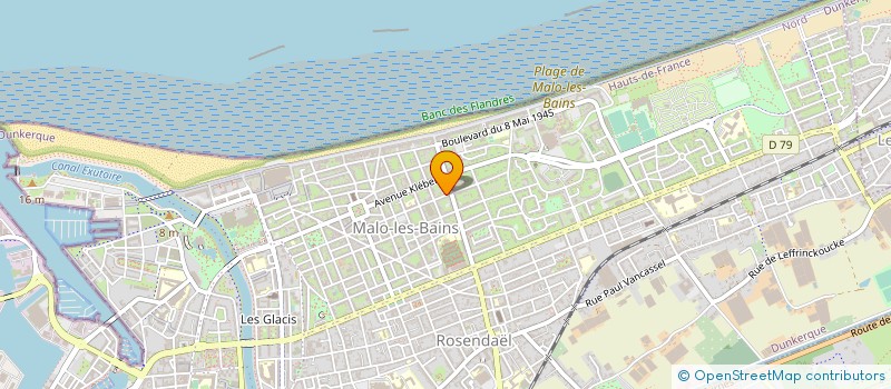 localisation de l'entreprise MONSIEUR THIERRY CLIQUET à DUNKERQUE