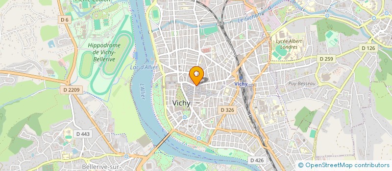 localisation de l'entreprise MONSIEUR THIERRY CLOFULLIA à VICHY
