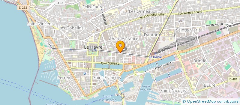 localisation de l'entreprise MONSIEUR THIERRY CLUGERY à LE HAVRE