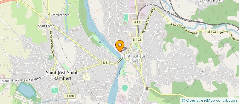 localisation de l'entreprise MONSIEUR THIERRY COBOS  SAINT-JUST-SAINT-RAMBERT