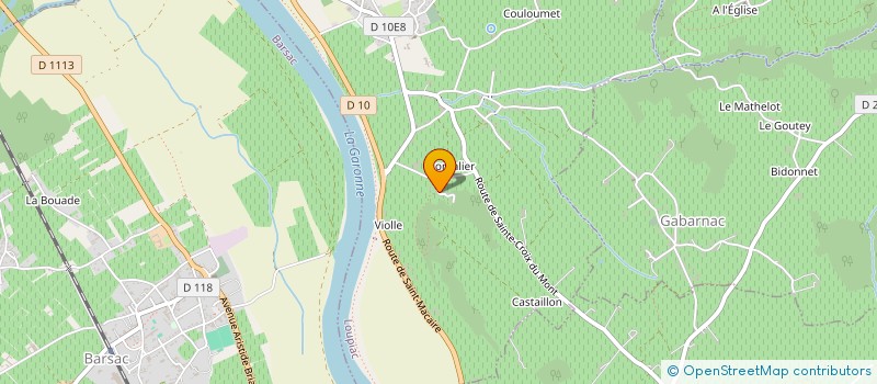 localisation de l'entreprise MONSIEUR THIERRY COCUT  LAROQUE