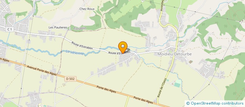 localisation de l'entreprise MONSIEUR THIERRY COINTY  EYZIN-PINET