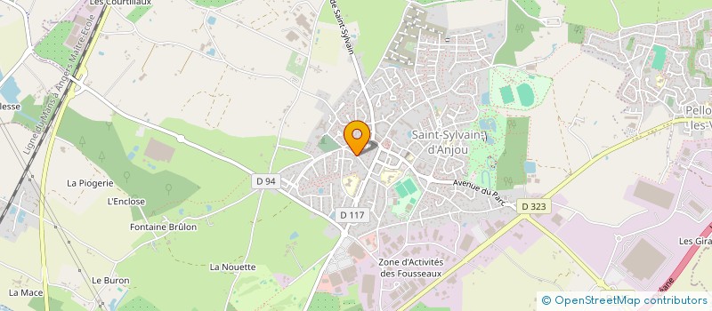 localisation de l'entreprise MONSIEUR THIERRY COLAS  VERRIERES-EN-ANJOU