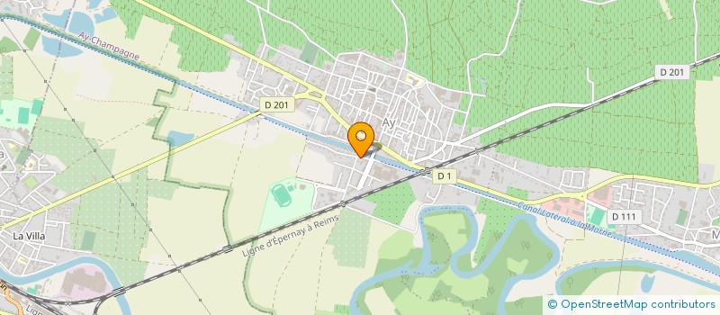 localisation de l'entreprise MONSIEUR THIERRY COLIN  AY-CHAMPAGNE