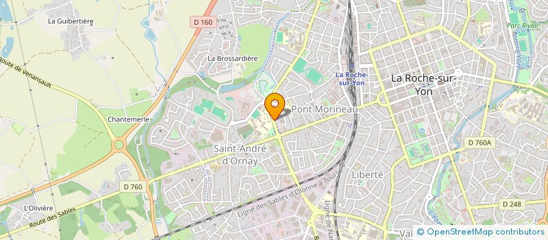 localisation de l'entreprise MONSIEUR THIERRY COLLAS  LA ROCHE-SUR-YON