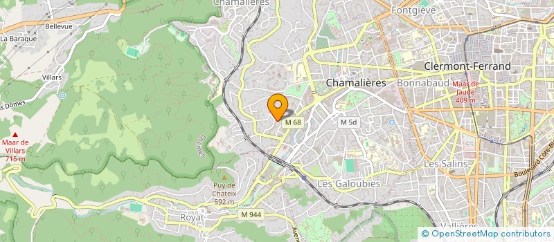 localisation de l'entreprise MONSIEUR THIERRY COLLET à CHAMALIERES