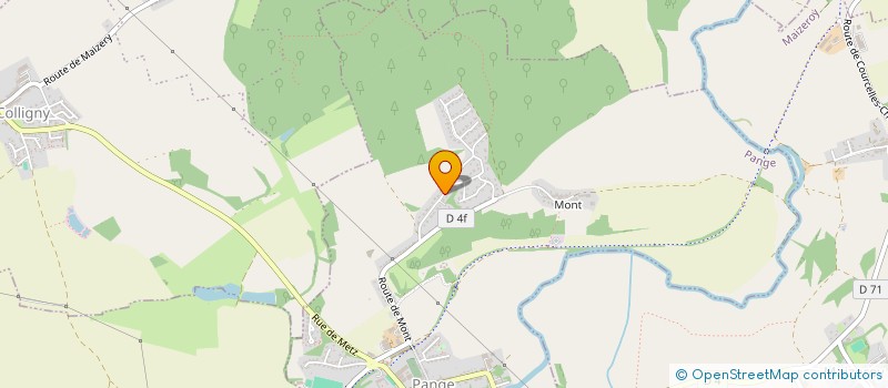 localisation de l'entreprise MONSIEUR THIERRY COLLIGNON  PANGE