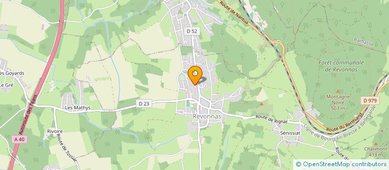 localisation de l'entreprise MONSIEUR THIERRY COLLIN  REVONNAS