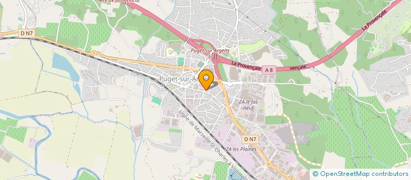 localisation de l'entreprise MONSIEUR THIERRY COLOMAR  PUGET-SUR-ARGENS