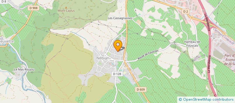 localisation de l'entreprise MONSIEUR THIERRY COMBES  NEBIAN