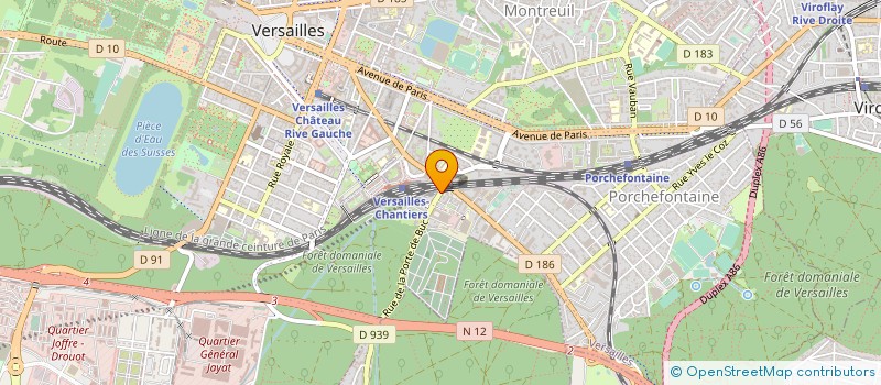 localisation de l'entreprise MONSIEUR THIERRY COMBES à VERSAILLES