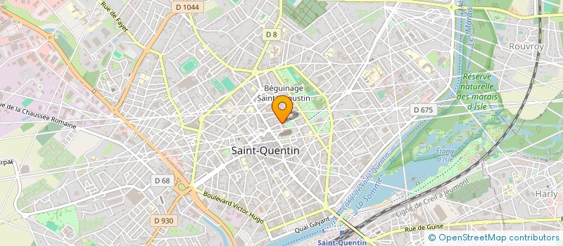 localisation de l'entreprise MONSIEUR THIERRY COMBLE à SAINT-QUENTIN
