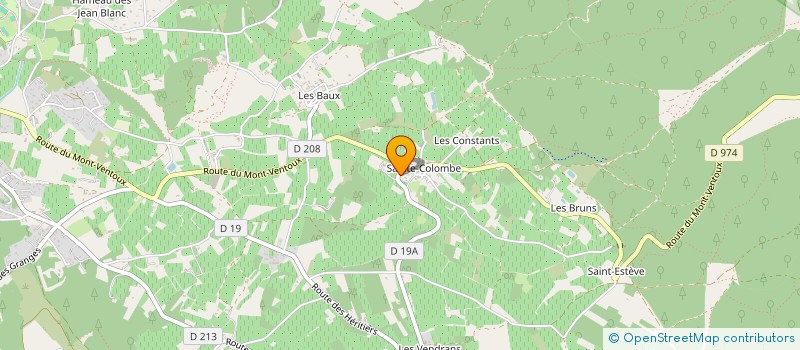 localisation de l'entreprise MONSIEUR THIERRY CONSTANT  BEDOIN