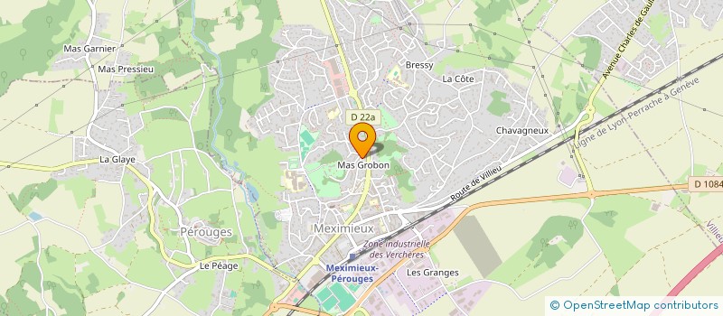 localisation de l'entreprise MONSIEUR THIERRY CONSTANTINIDES à MEXIMIEUX