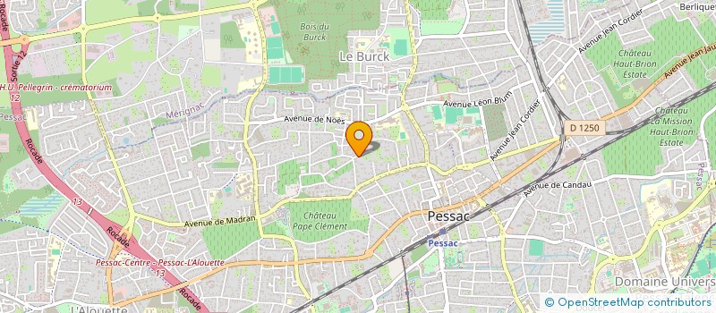 localisation de l'entreprise MONSIEUR THIERRY CONTE  PESSAC