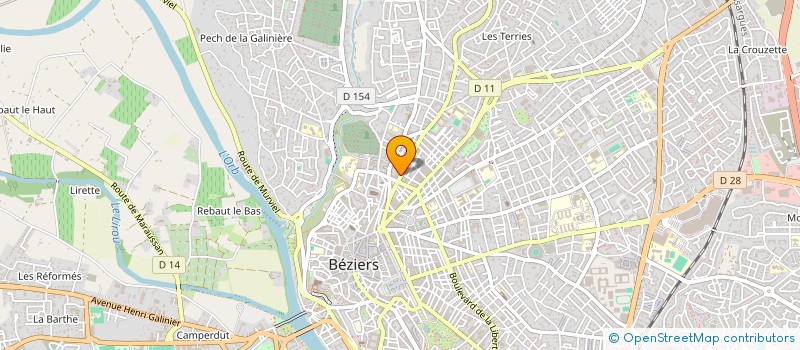 localisation de l'entreprise MONSIEUR THIERRY CONTRERAS à BEZIERS