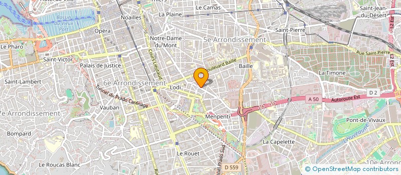 localisation de l'entreprise MONSIEUR THIERRY COPIN à MARSEILLE
