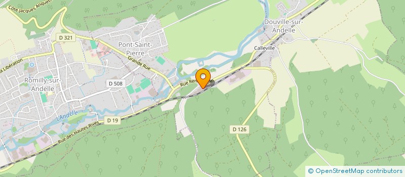 localisation de l'entreprise MONSIEUR THIERRY CORAILLER-GUERIN  PONT-SAINT-PIERRE