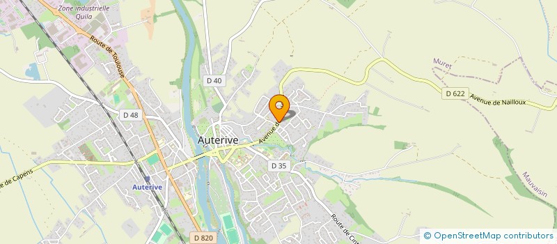 localisation de l'entreprise MONSIEUR THIERRY CORBARIEU  AUTERIVE