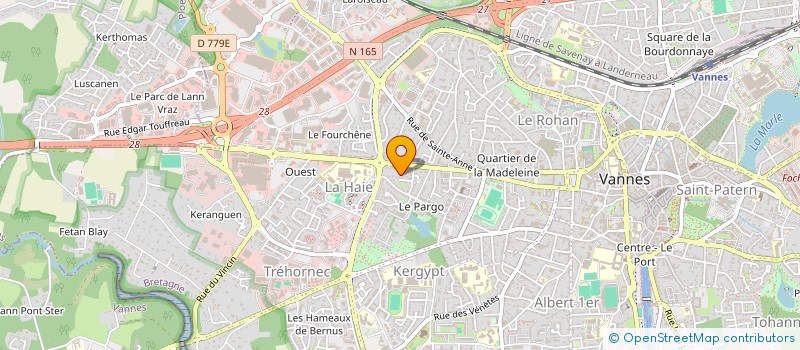 localisation de l'entreprise MONSIEUR THIERRY CORBEL à VANNES