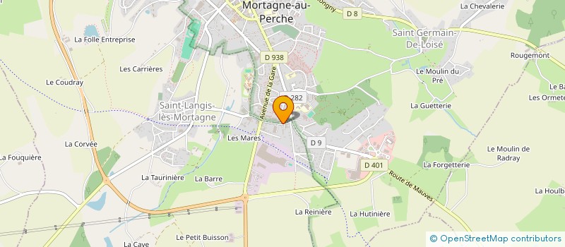 localisation de l'entreprise MONSIEUR THIERRY CORMIER à MORTAGNE-AU-PERCHE