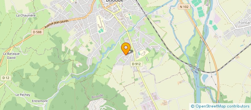 localisation de l'entreprise MONSIEUR THIERRY CORNAIRE  BRIOUDE