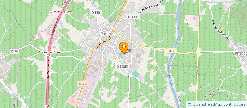 localisation de l'entreprise MONSIEUR THIERRY CORNEIL  PAULHAN