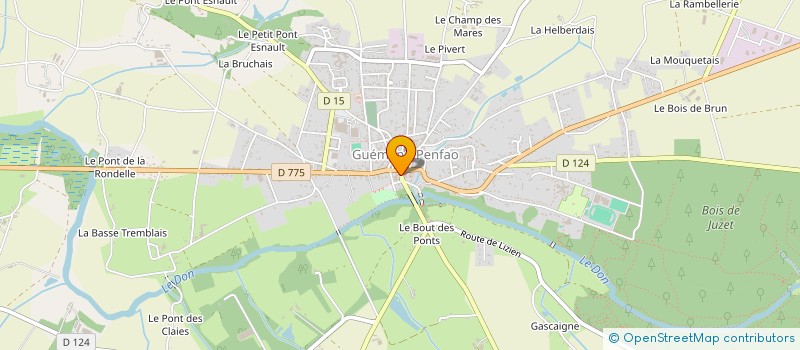 localisation de l'entreprise MONSIEUR THIERRY CORNET à GUEMENE-PENFAO
