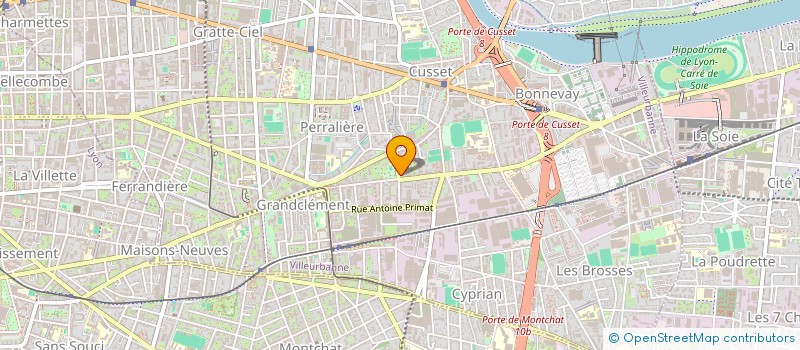 localisation de l'entreprise MONSIEUR THIERRY CORNET  VILLEURBANNE